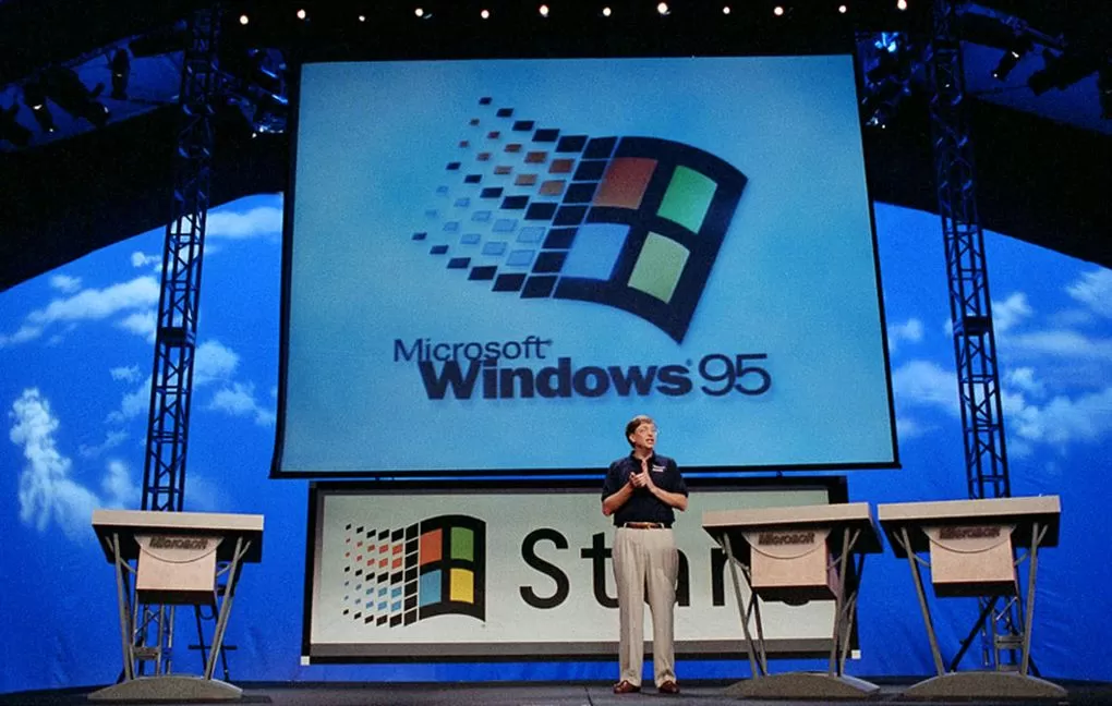 billgateswindows95.0 | 20 years old | Windows 95 อายุครบ 20 ปี ย้อนไปดูวันนี้ในอดีตมีอะไรเกิดขึ้นบ้าง