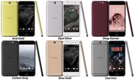 ยิ่งกว่าแรงบันดาลใจ หลุด HTC One A9 วางจำหน่าย 6 สีพร้อมสี Rose Gold
