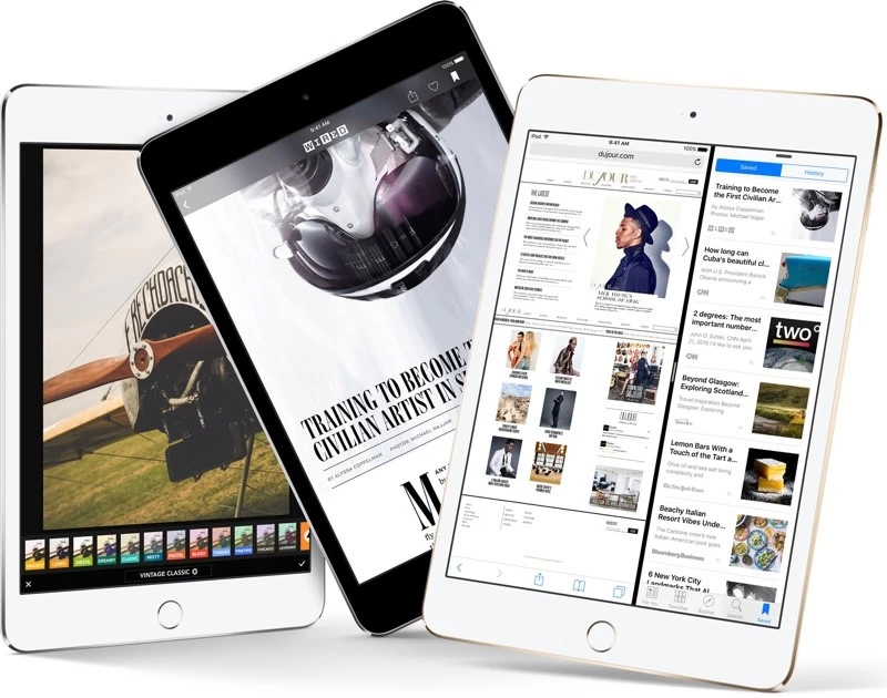 ipadmini4trio | color | ผลทดสอบชี้หน้าจอ iPad Mini 4 มีค่าการสะท้อนลดลงและมีการแสดงผลของสีที่ดีขึ้น