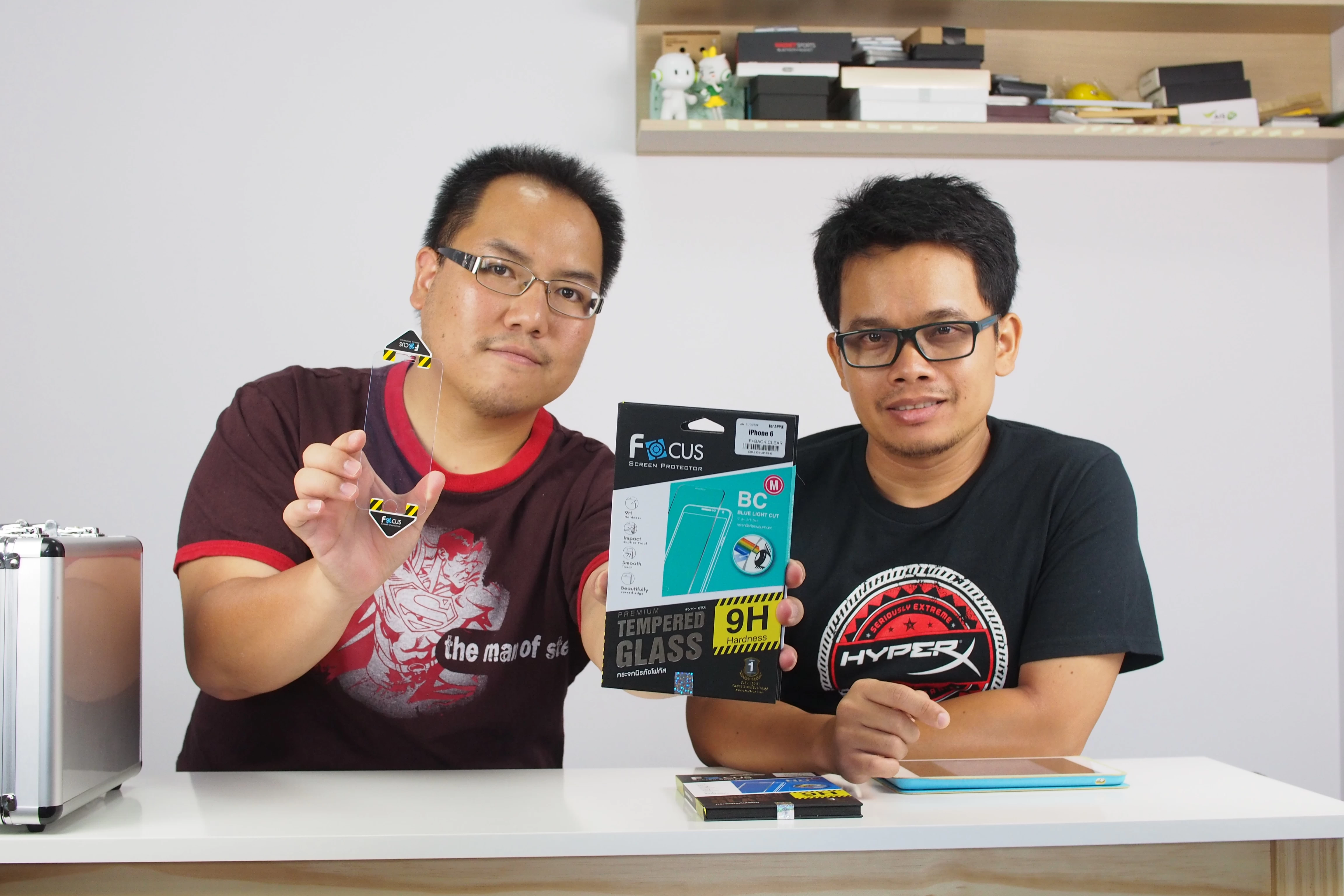 P9062080 | Blue Light Cut | ทดสอบฟิล์ม (กระจกนิรภัย) Focus blue light cut tempered glass ปกป้องจอด้วยความแข็งระดับ 9H และตัดแสงสีฟ้าเพื่อปกป้องดวงตา สองคุณสมบัติในแผ่นเดียว