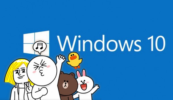 line windows 10