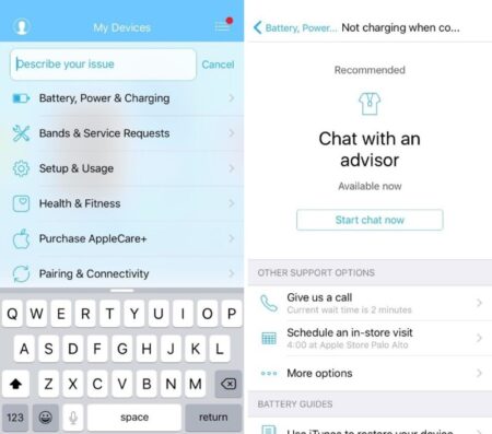 Apple เตรียมพัฒนา Application สนทนาสดกับเจ้าหน้าที่กรณีที่ต้องการเคลมเครื่องหรือประสบปัญหาการใช้งาน Apple Official Support Center Application Revealed