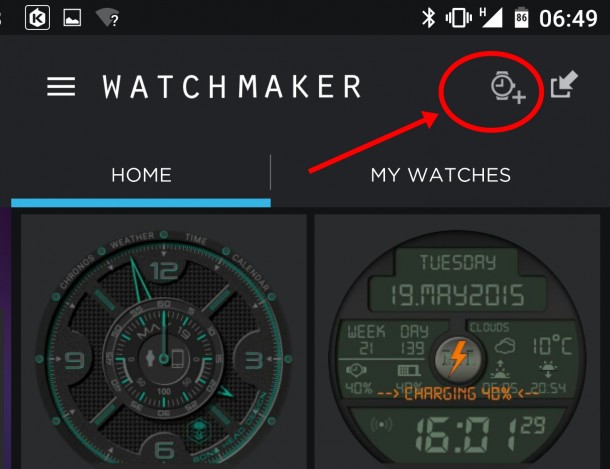 watchMaker Premium watch face