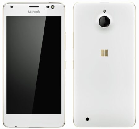 หลุดภาพเรนเดอร์มือถือจาก Microsoft รหัส Honjo หรือ Lumia 850 อาจมีระบบแสกนม่านตา