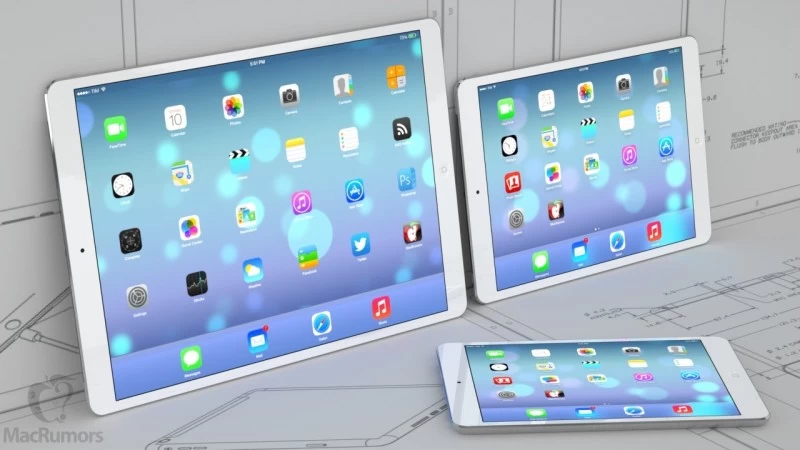 12 9 ipad ipads light | iPad Mini | iPad mini ทำยอดขายสูงสุดในไตรมาสสุดท้ายปี 2015 ในตระกูลแท็บเล็ตของ Apple