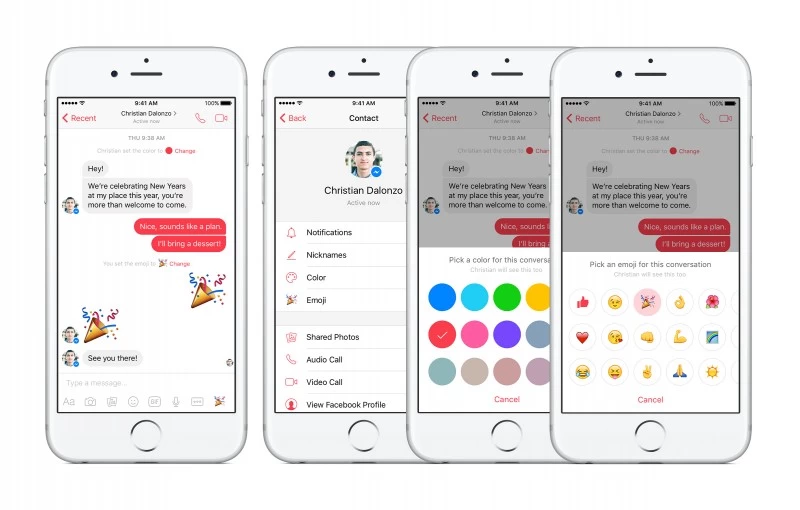 Facebook Messenger Customize | Chat | [Tips & Tricks] วิธีปรับเปลี่ยนสีแชทและอิโมจิใน Facebook Messenger
