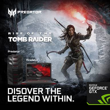 image001 | GeForce GTX 970 | ตั้งแต่วันนี้! ใครซื้อ Acer Predator PC และ Notebook มารับไปฟรี เกม Rise of the Tomb Raider หมดเขต 15 กุมภานี้เท่านั้น