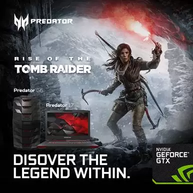 image001 | predator | ตั้งแต่วันนี้! ใครซื้อ Acer Predator PC และ Notebook มารับไปฟรี เกม Rise of the Tomb Raider หมดเขต 15 กุมภานี้เท่านั้น