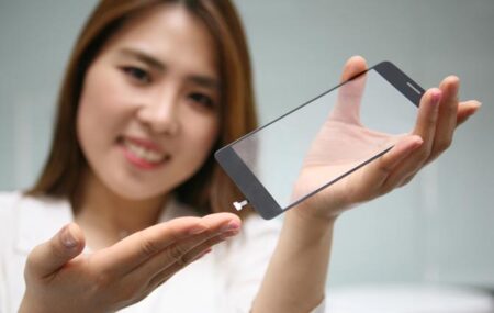LG ผลิตตัวเช็นเซอร์สแกนลายนิ้วมือที่ฝังอยู่ในกระจกจอได้แล้ว ไม่ต้องมีปุ่มแยกเพื่อใช้สแกนนิ้วอีกต่อไป