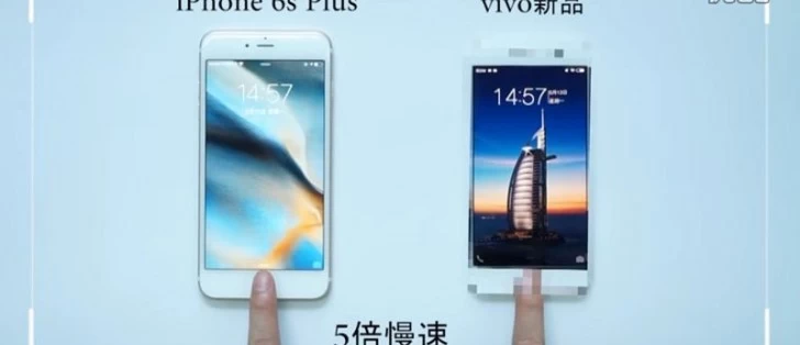gsmarena 001 10 | Fingerprint Scanner | คลิปโปรโมท Vivo X7 โชว์การทำงานที่เร็วกว่าของเซนเซอร์สแกนลายนิ้วมือเปรียบเทียบกับ iPhone 6s Plus และ Galaxy S7 edge