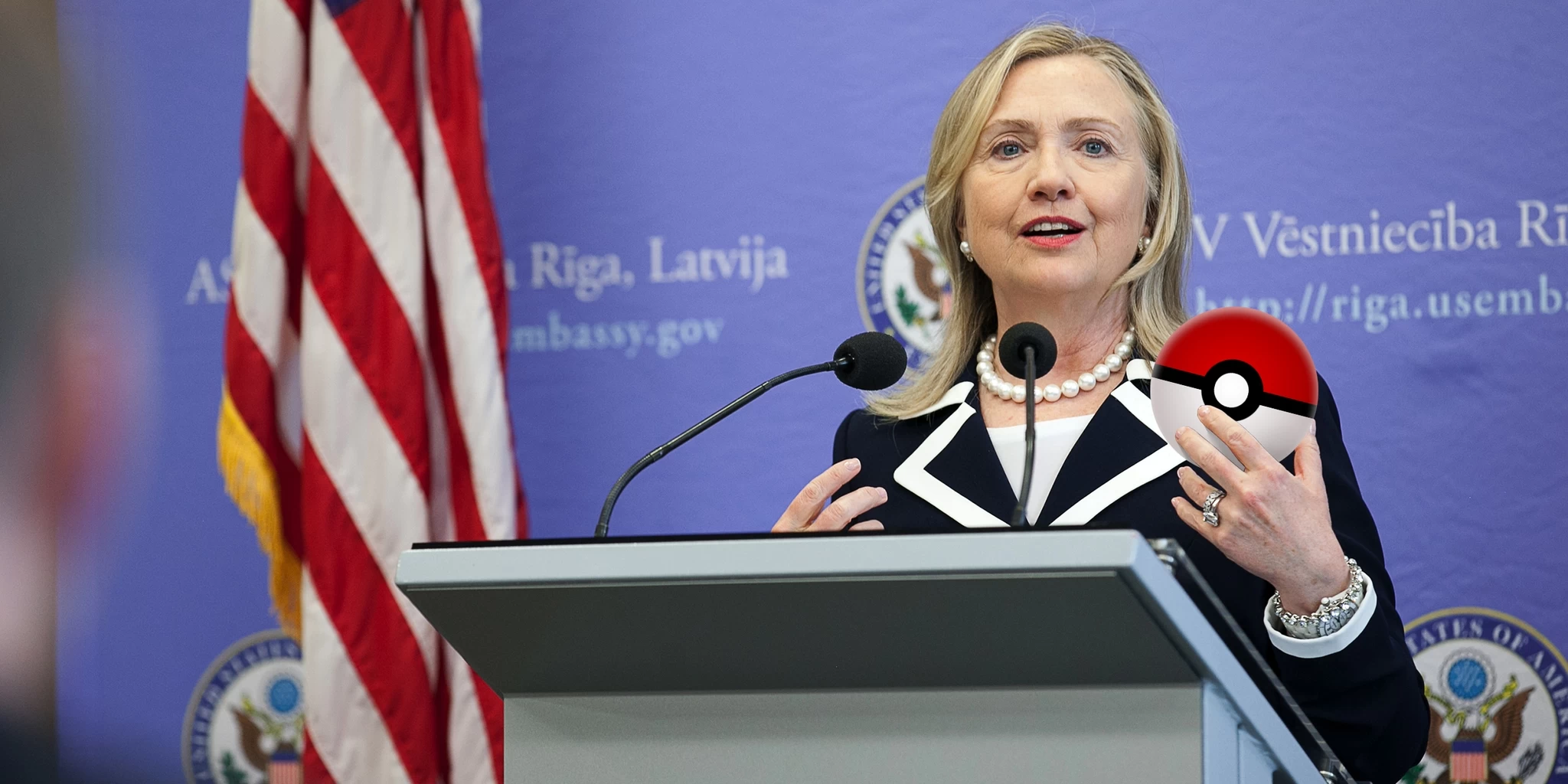 hillary pokemongo | Donald Trump | ซื้อเสียงด้วย Pokemon! เมื่อ Hillary Clinton ประกาศจัดเวทีหาเสียงพร้อมให้จับโปเกม่อนฟรีที่ Pokemon Gym!