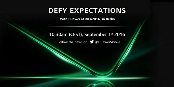 Huawei teasers for its IFA event on September 1st | IFA 2016 | Huawei ปฏิเสธข่าวลือ เผยไม่มีการเปิดตัวอุปกรณ์ตระกูล Mate ในงานวันที่ 1 กันยายนอย่างแน่นอน