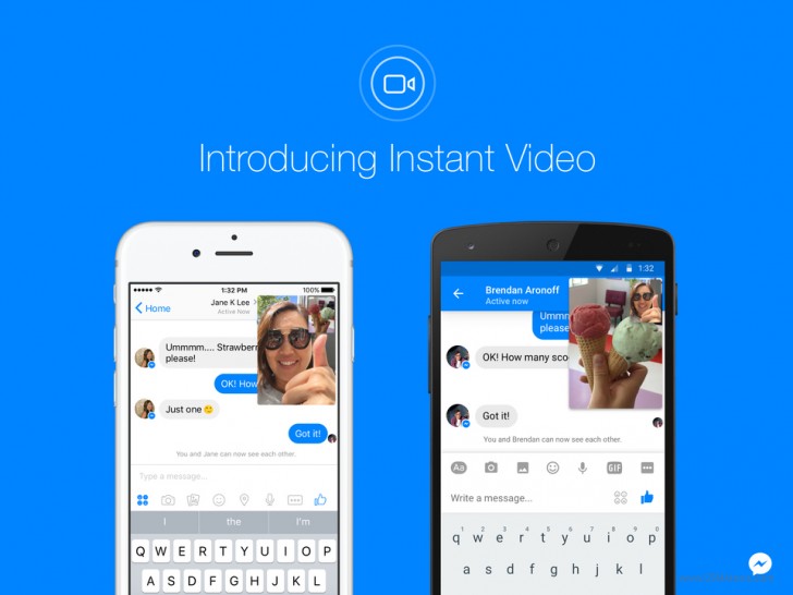 gsmarena 001 1 1 | Instan video | Facebook Messenger เพิ่มฟีเจอร์ Instant video เปิดกล้องเห็นหน้าแต่แชทคุยกันด้วยตัวอักษร