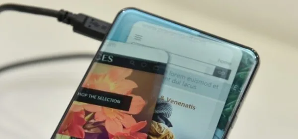 sharp corner r 2 | IGZO display technology | Sharp โชว์ของ Corner R สมาร์ทโฟนไร้ขอบจอที่ผลิตด้วยเทคโนโลยีใหม่ของบริษัท