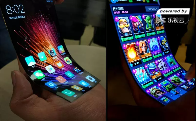 xiaomi bendable display concept screengrab | Bendable display | คลิปแสดงการทำงาน 