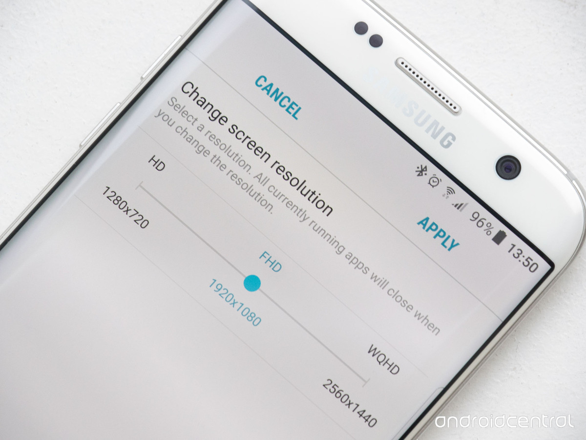 gs7 1080p | Android 7.0 | พบฟังชั่นเด็ดบน Galaxy S7 หลังอัพเดท Android 7.0 Nougat จะปรับความละเอียดหน้าจอพื้นฐานได้เองตามใจ