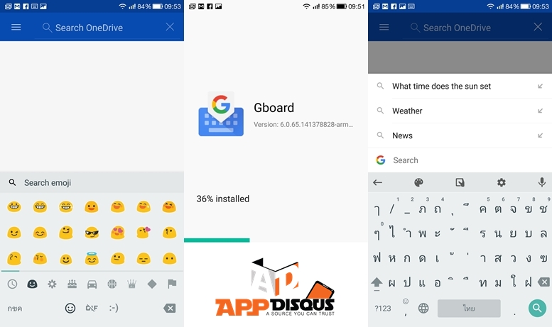 gboard | app | มาแล้ว! Gboard แอพคีย์บอร์ดอัพเดทใหม่จาก Google ในเวอร์ชั่น 6.0 สำหรับระบบ Android เพิ่มช่องค้นหาในตัว ด้วยปุ่ม 