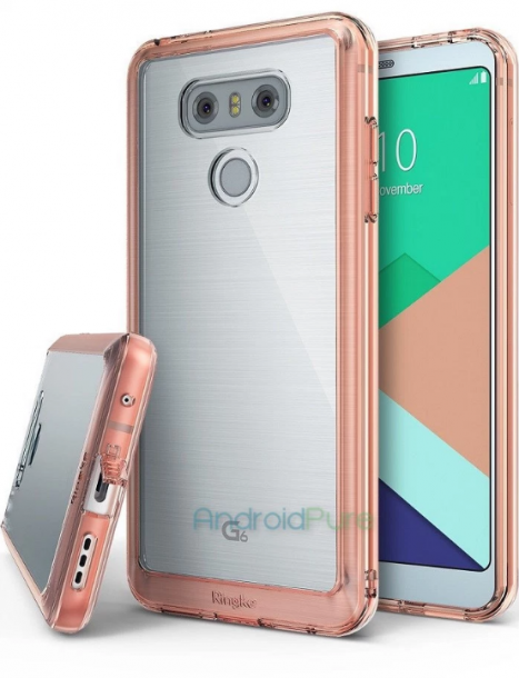Leaked images of the LG G6 wearing a bumper case shows off the design of the flagship phone 2 | มาแน่นอน LG G6 จะมาพร้อมกับ Brushed Metal และสีเงินกับดำ