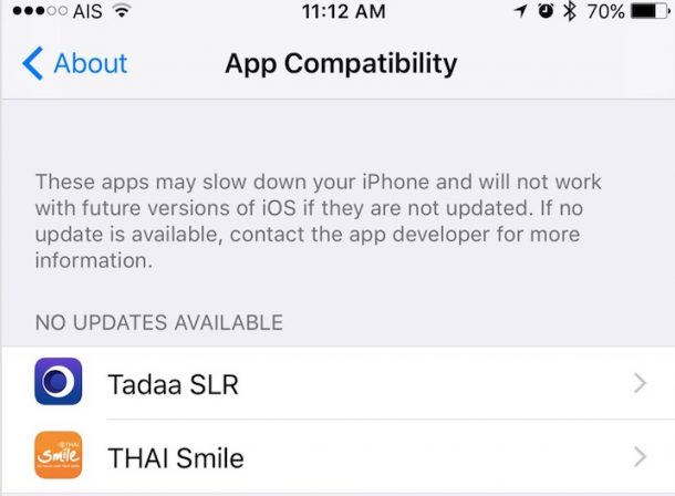 app compatibility ios