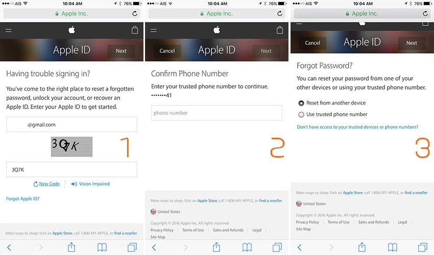 วิธีการกู้คืนรหัสผ่าน Apple ID, iCloud, iTunes, App Store กรณีลืมหรือทำหาย วิธีการกู้คืนรหัสผ่าน Apple Id, Icloud, Itunes, App Store กรณีลืมหรือทำหาย