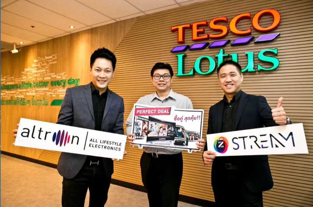 altron | GMM | โปรโมชั่นทีวี อัลทรอน 49 นิ้ว จับคู่กล่องอินเทอร์เน็ตทีวี GMM Z STREAM เหลือ 15,990 แถมดูฟรี DOONEE และ PRIMETIME นานหกเดือน ที่โลตัส!