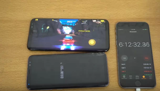 1111 | galaxy | ทดสอบความอึดของแบตเตอรี่ Galaxy S8 และ S8+ อึดขนาดไหนและเครื่องไหนอึดกว่ากัน!!!