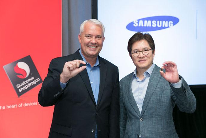 image keith kressin qualcomm ben suh samsung with 10nm snapdragon 835. feature | Snapdragon 835 | เฮ้ยรอก่อน! Samsung กับ Qualcomm เริ่มพัฒนาโปรเซสเซอร์ใหม่ Snapdragon 845 สำหรับ Galaxy S9 แล้ว!