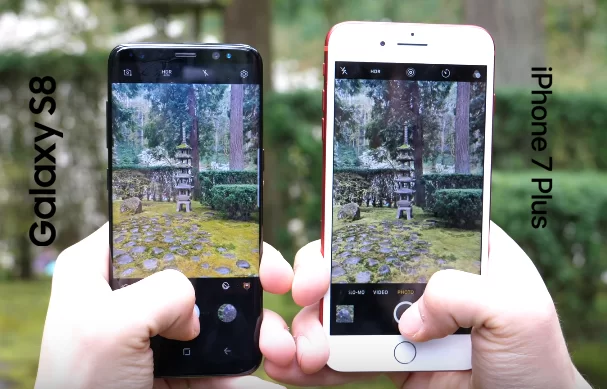 samsung galaxy s8 iphone 7 plus appdisqus news | apple | คลิปเปรียบเทียบภาพถ่ายและวีดีโอ iPhone 7 Plus และ Samsung Galaxy S8