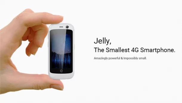 4a5bbb18ee5ccc6c8c6f31d683ae4791 original | Android | รุ่นใหญ่หลบไป! Jelly สมาร์ทโฟน 4G ที่มีขนาดเล็กที่สุด หน้าจอ 2.45นิ้ว แรม 2GB และรัน Android 7.0 Nougat