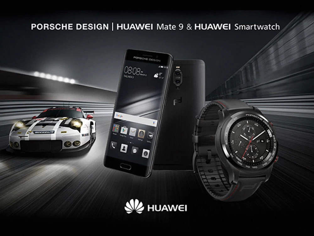 Porsche Design Huawei Smartwatch 102 | mate 9 | Huawei Smartwatch รุ่น Porsche Design เริ่มจำหน่ายแล้วในยุโรป 54,000 บาทพร้อมเครื่อง Huawei Mate 9 Porch Design