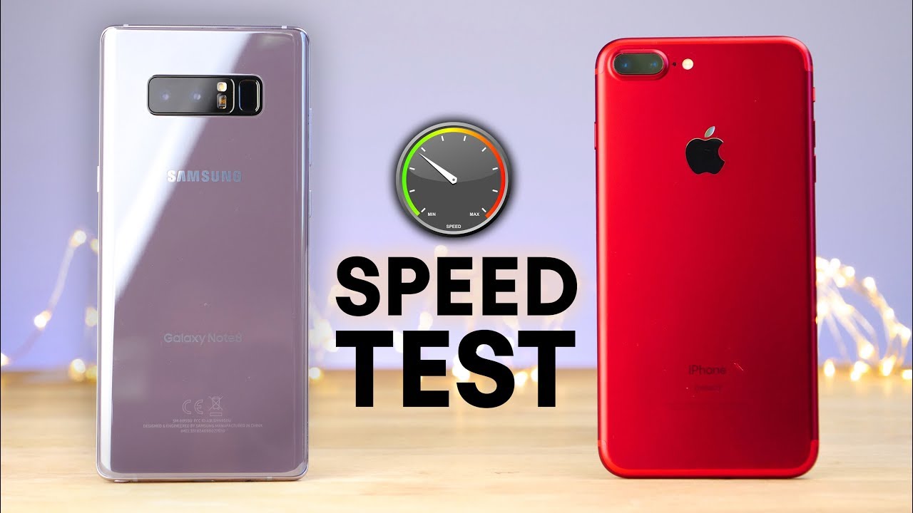 speedtest cover | apple | จับ Samsung Galaxy Note 8 มาท้าความเร็วกับ iPhone 7 Plus มาดูผลกัน