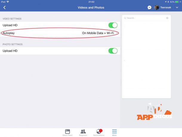 turn off facebook autoplay ios 4 | android tip | [TIP] วิธีปิดการเล่นวิดีโออัตโนมัติใน Facebook บน iOS และ Android