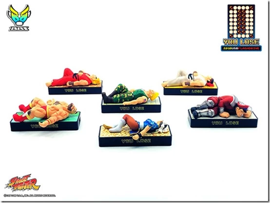 goods 180528 img 01 thumb | Capcom | สนไหม USB แฟลชไดร์ฟตัวละคร Street Fighter 2 ฉากแพ้ K.O.