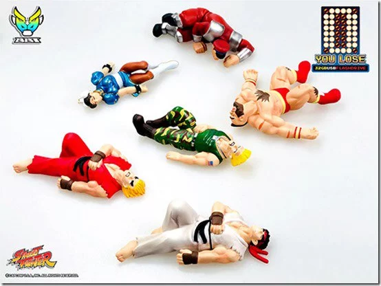 goods 180528 img 02 thumb | Capcom | สนไหม USB แฟลชไดร์ฟตัวละคร Street Fighter 2 ฉากแพ้ K.O.