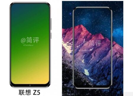 มาแล้วภาพ Renders ของ Lenovo Z5 ที่มีจอเกือบเต็มขอบและกล้องหน้าอยู่ส่วนล่างของเครื่อง