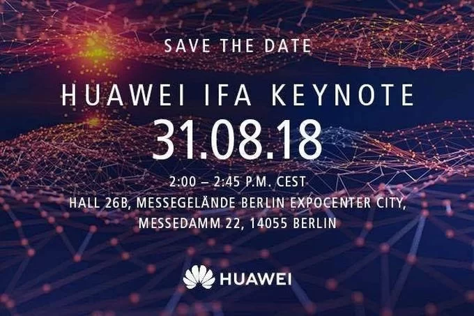 Huawei sets IFA keynote for August 31 most likely to unveil the Kirin 980 SoC | Kirin 980 | Huawei เตรียมแถลงข่าวในงาน IFA วันที่ 31 สิงหาคมนี้คาดว่าจะเปิดตัว Kirin 980