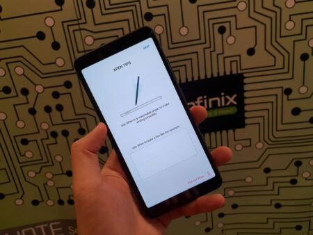 หลุดภาพสมาร์ทโฟน Infinix รุ่นใหม่ Android One ที่มาพร้อมปากกา XPen และแอปสำหรับการขีดๆ เขียนๆ โดยเฉพาะ
