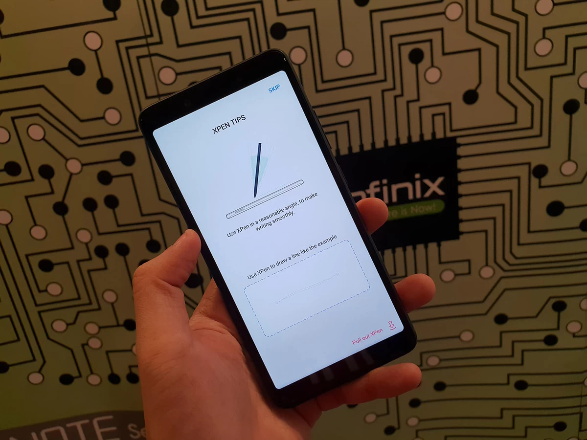 Infinix 002 | Infinix | หลุดภาพสมาร์ทโฟน Infinix รุ่นใหม่ Android One ที่มาพร้อมปากกา XPen และแอปสำหรับการขีดๆ เขียนๆ โดยเฉพาะ