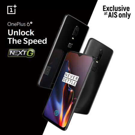 OnePlus 6T ซื้อผ่าน AIS ถูกกว่า! ลดทันที 1,500 ถ้าติดแพ็กเกจสัญญา ลด 3,000