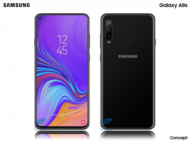 ชมภาพ renders ของ Samsung Galaxy A8s โชว์หน้าจอมีรู รุ่นแรก 1 Galaxy A8s | Galaxy A8s | ชมภาพ renders ของ Samsung Galaxy A8s โชว์หน้าจอมีรู รุ่นแรก