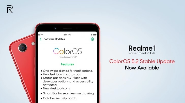 realme 2 | ColorOS 5.2 | เปิดข้อมูล ColorOS 5.2 ที่ได้รับการอัพเกรดบน Realme 1 แล้ว
