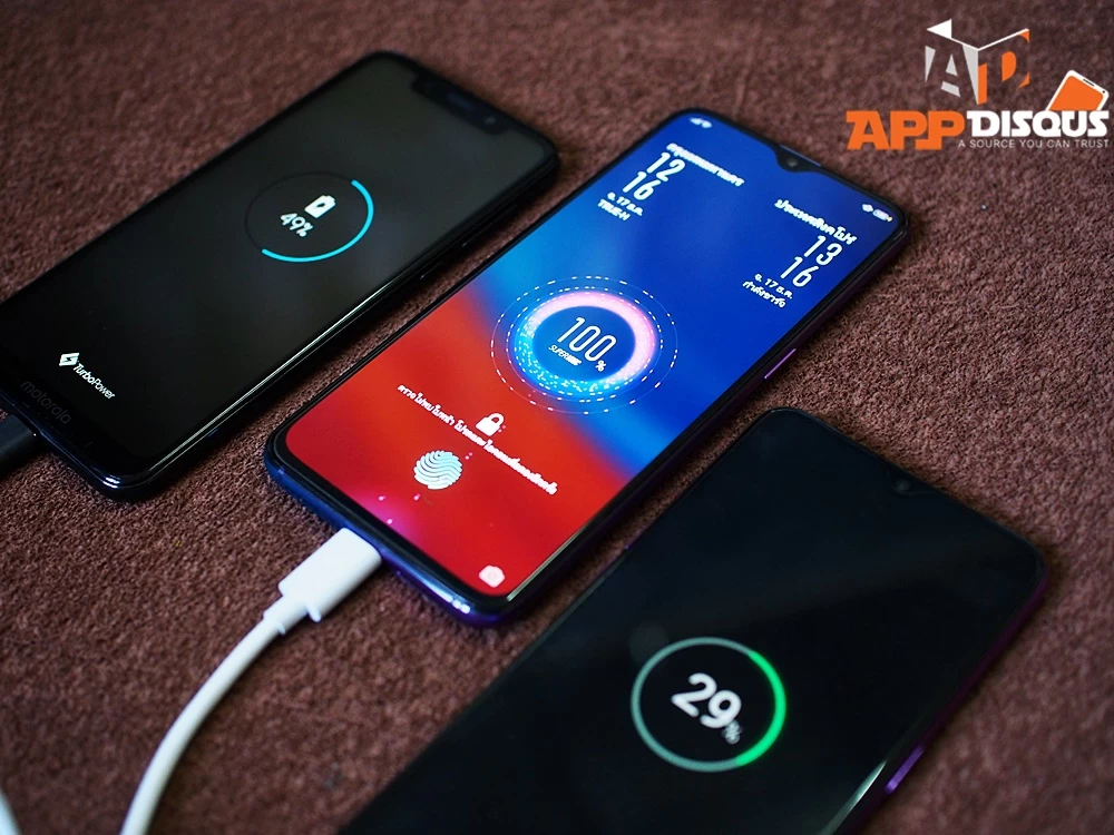 SuperVOOC Flash Charge OPPO R17 Pro PB170085 | R17 Pro | มาดูกันให้ชัด ระบบชาร์จธรรมดา กับ SuperVOOC Flash Charge บน OPPO R17 Pro แตกต่างกันแค่ไหน!