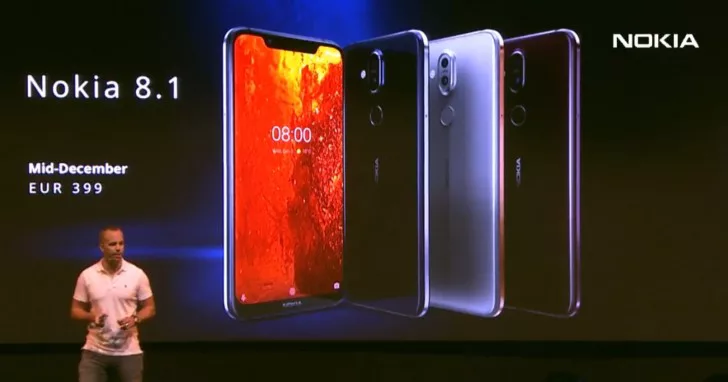 nokia | Nokia 8.1 | เปิดตัวอย่างเป็นทางการ Nokia 8.1 (หรือ Nokia X7 ในจีน)