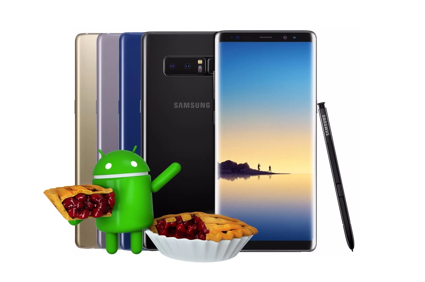 Samsung Galaxy Note8 | galaxy s8 | Samsung Galaxy Note8 จะได้อัพเกรดเป็น Android 9 pie ก่อน Galaxy S8