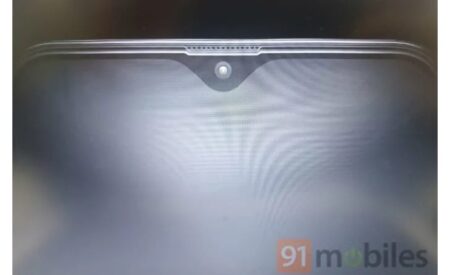 หลุดภาพหน้าจอของ Samsung Galaxy M20 แสดงรอยบากแบบ Infinity-V