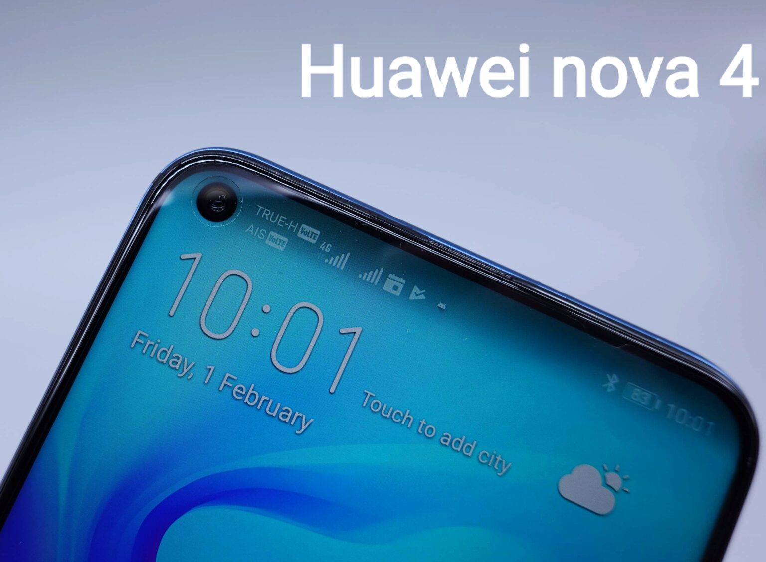 Huawei nova 4 ออกนำเทรนด์อีกครั้งกับสมาร์ทโฟนจอเต็ม Punch display ตัวจริงพร้อมขายที่ไม่ใช่มาแค่ข่าวลือ