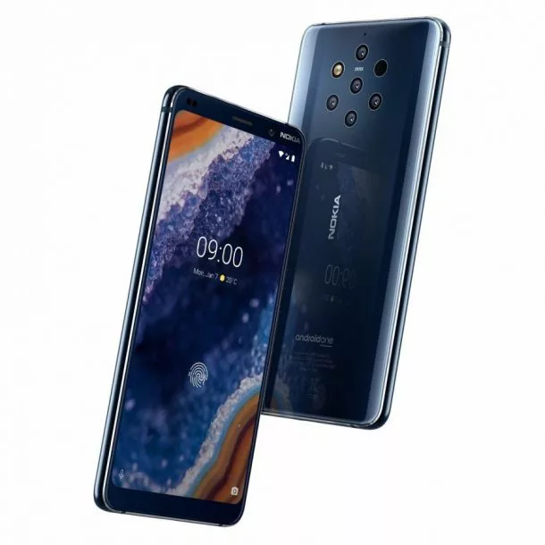 nokia 2 | Nokia 9 Pureview | ชมภาพ renders เป็นทางการของ Nokia 9 PureView มือถือกล้อง 5 เลนส์ด้านหลัง