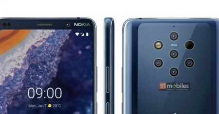 ชมภาพหลุดชัดๆ Nokia 9 ที่มาพร้อมกล้อง 5 เลนส์ !!