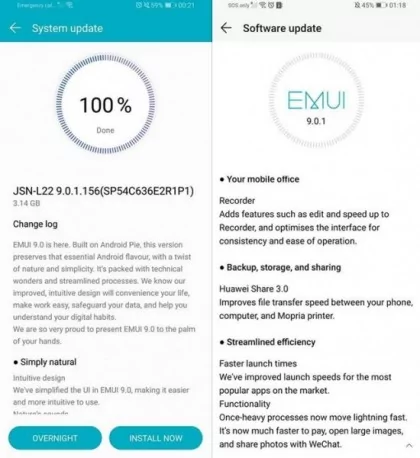 P10 9 | Huawei P10 | Huawei P10 ได้รับการอัปเดต Android 9.0 Pie แล้ว !!