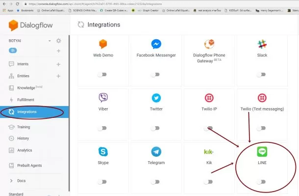 line chat bot dialogflow 004 | BOT | วิธีสร้าง Line ChatBot แชทบอทที่สร้างได้ง่าย ๆ ไม่ต้องมีพื้นฐานโปรแกรมใด ๆ [ตอนที่ 1]
